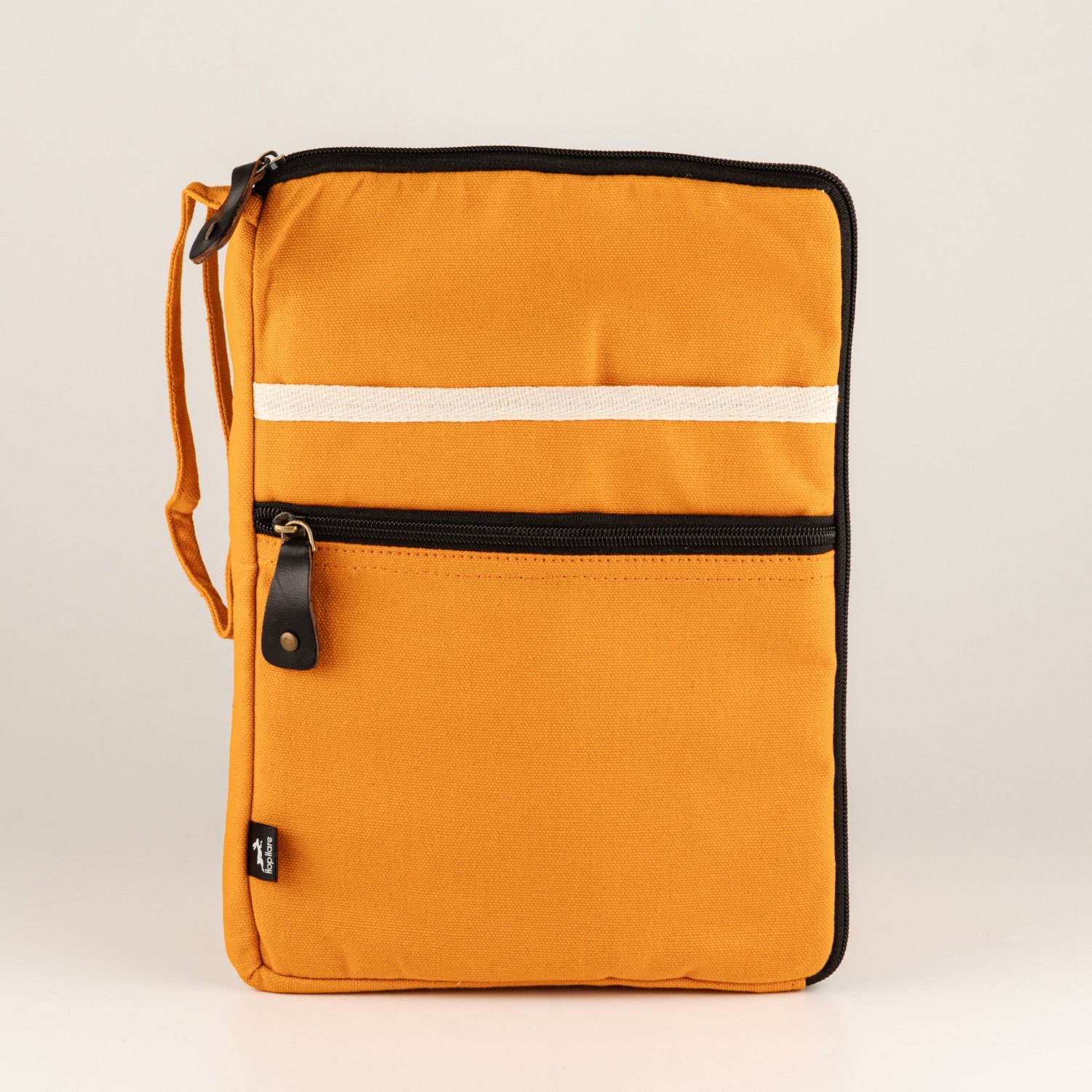Hop Hare Orange Canvas Tablet Pouch