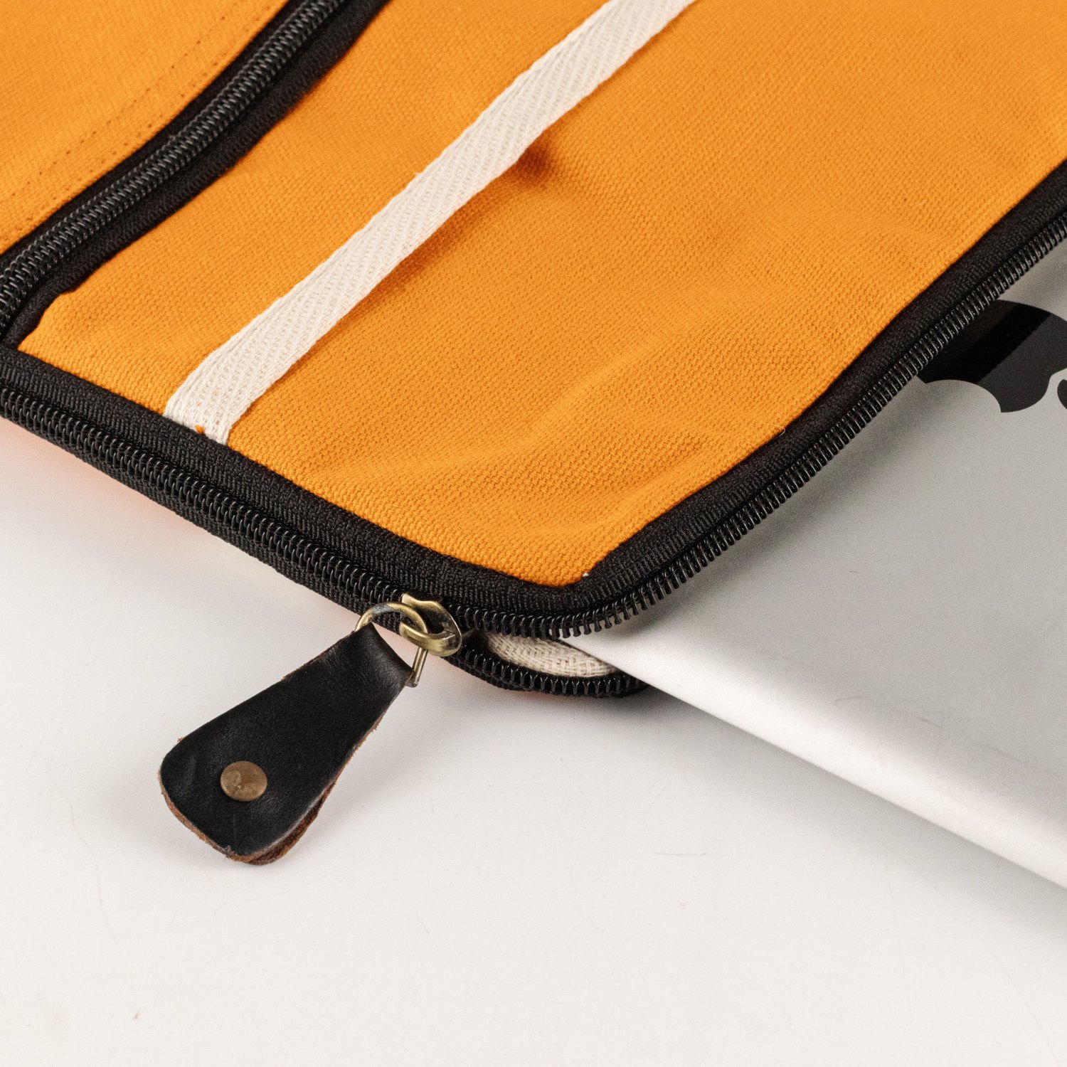 Hop Hare Orange Canvas Tablet Pouch3