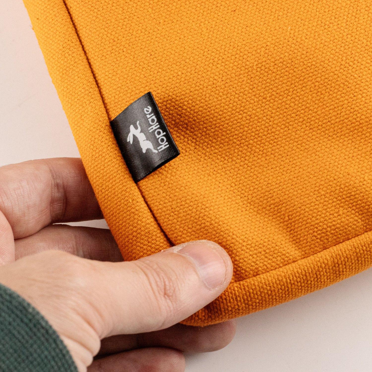 Hop Hare Orange Canvas Tablet Pouch4