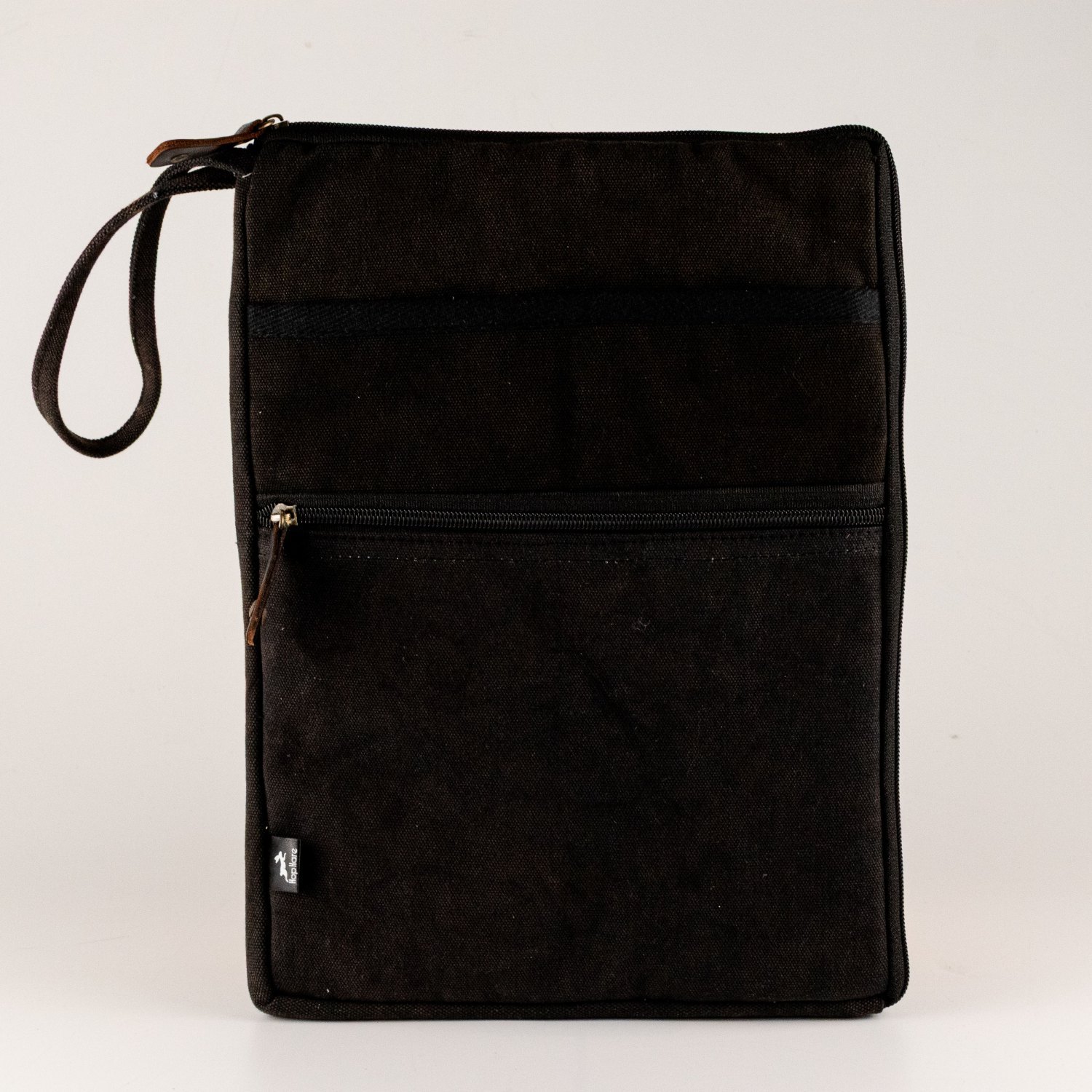 Hop Hare Charcoal Stonewash Travel Laptop Pouch