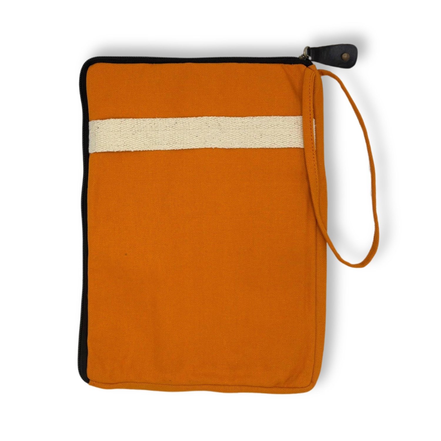 Hop Hare Orange Canvas Large Laptop Pouch11