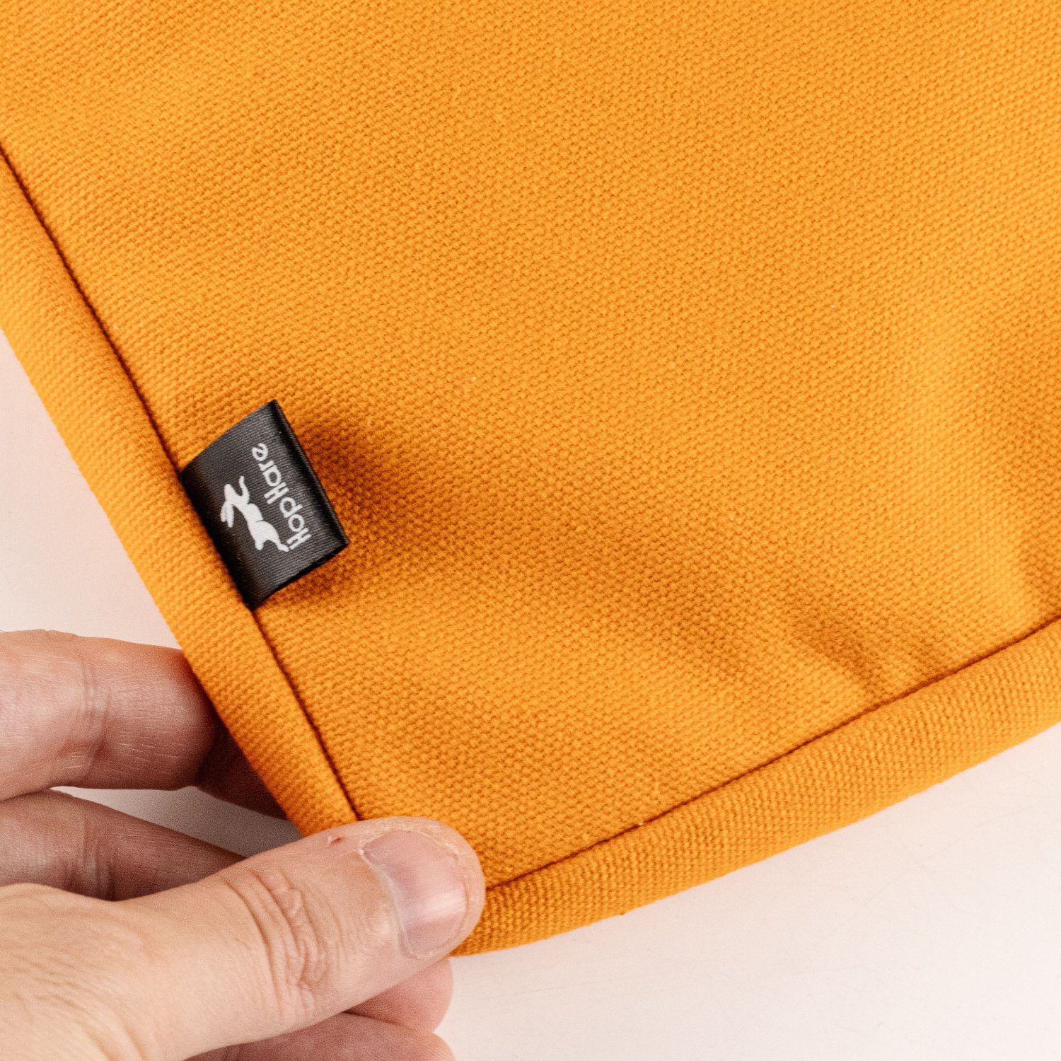 Hop Hare Orange Canvas Large Laptop Pouch4