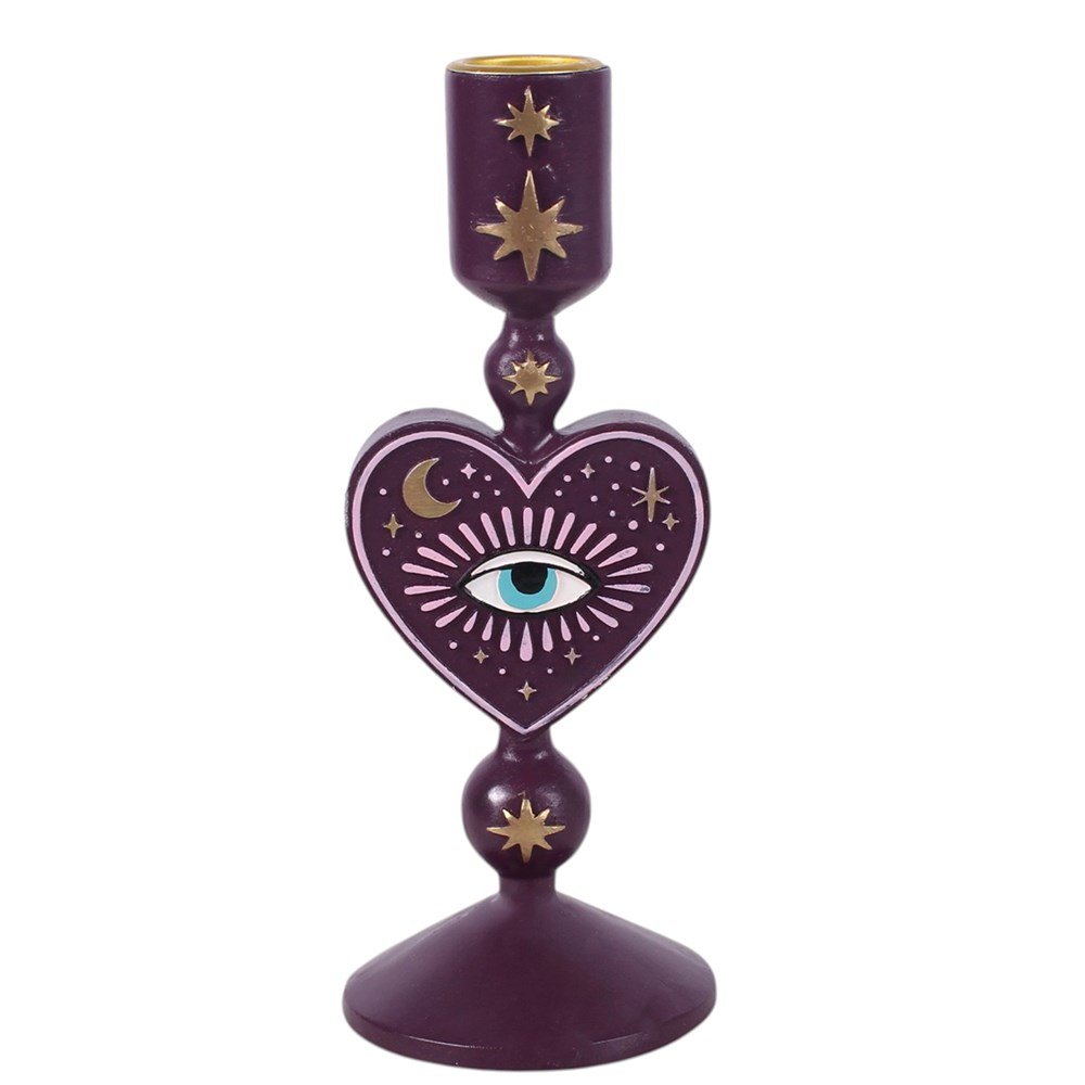 Sacred Sight Heart Taper Candle Holder3
