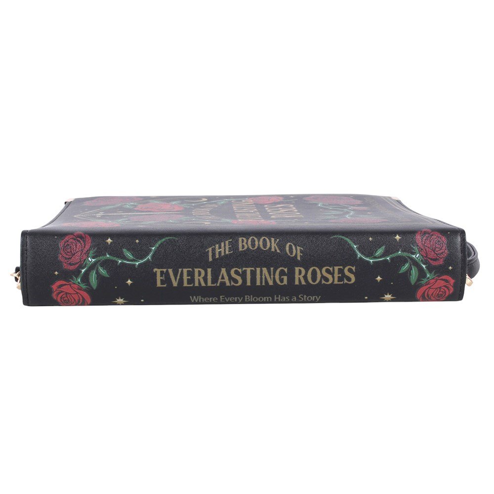 Gothic Rose Book-Shaped Crossbody Bag3