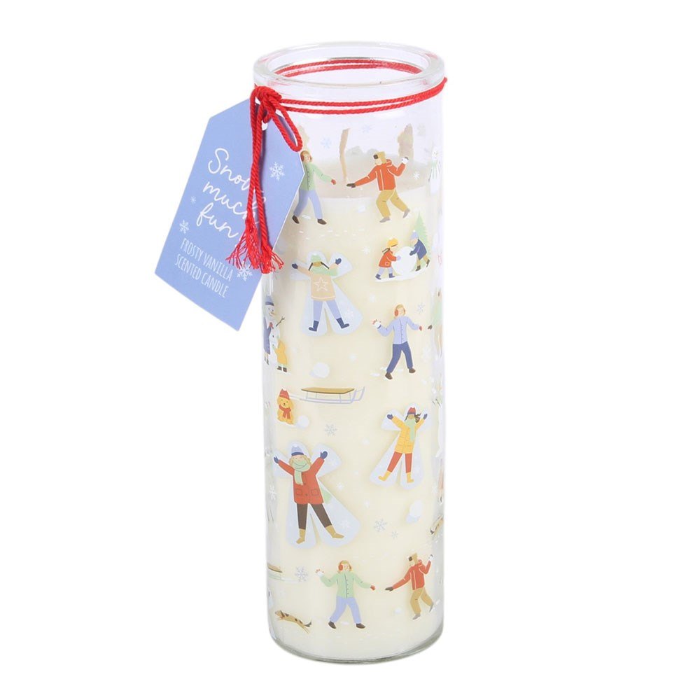Snow Much Fun Frosty Vanilla Tube Candle
