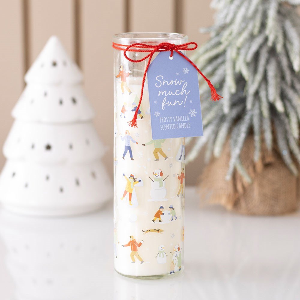 Snow Much Fun Frosty Vanilla Tube Candle3