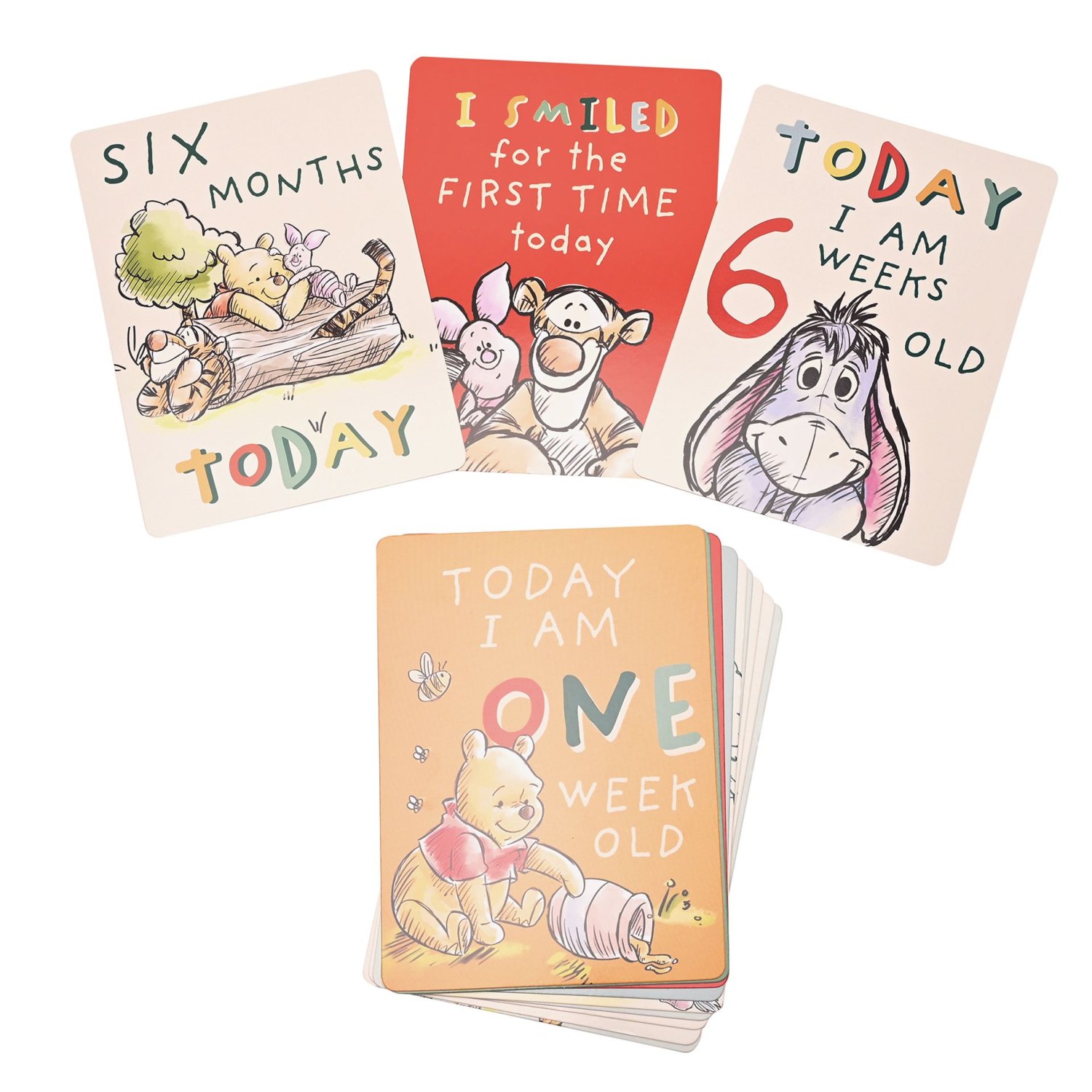 Disney Winnie the Pooh Keepsake Box with 12 Milestone Cards3
