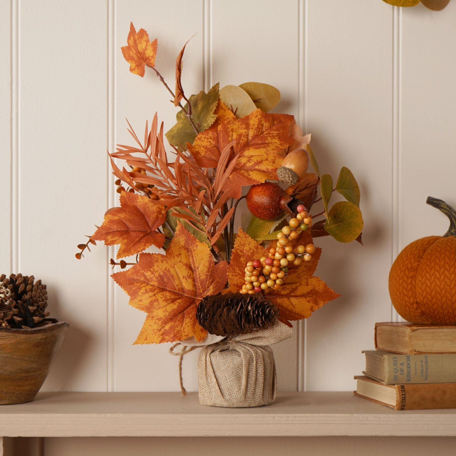 Country Living Large Autumn Potted Tree3