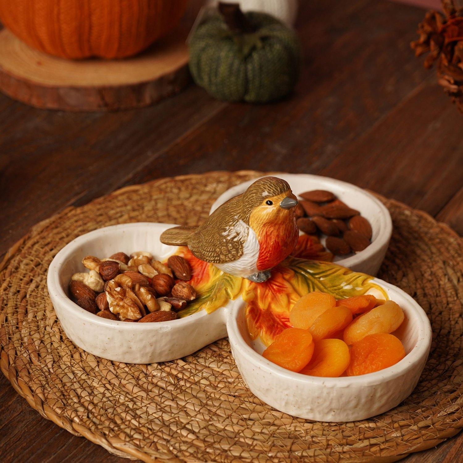 Country Living Robin Triple Dish Serving Tray5