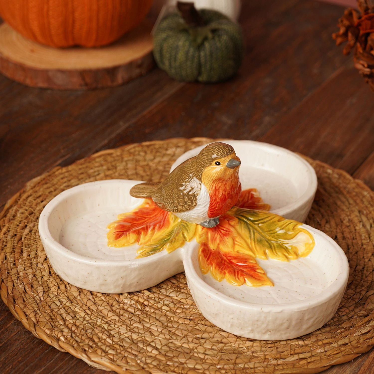 Country Living Robin Triple Dish Serving Tray6