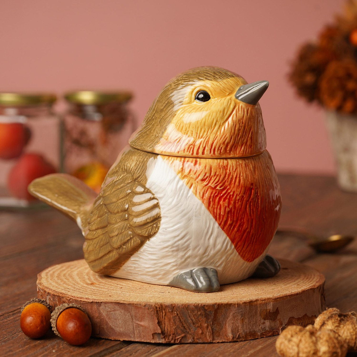 Country Living Robin Ceramic Storage Jar6