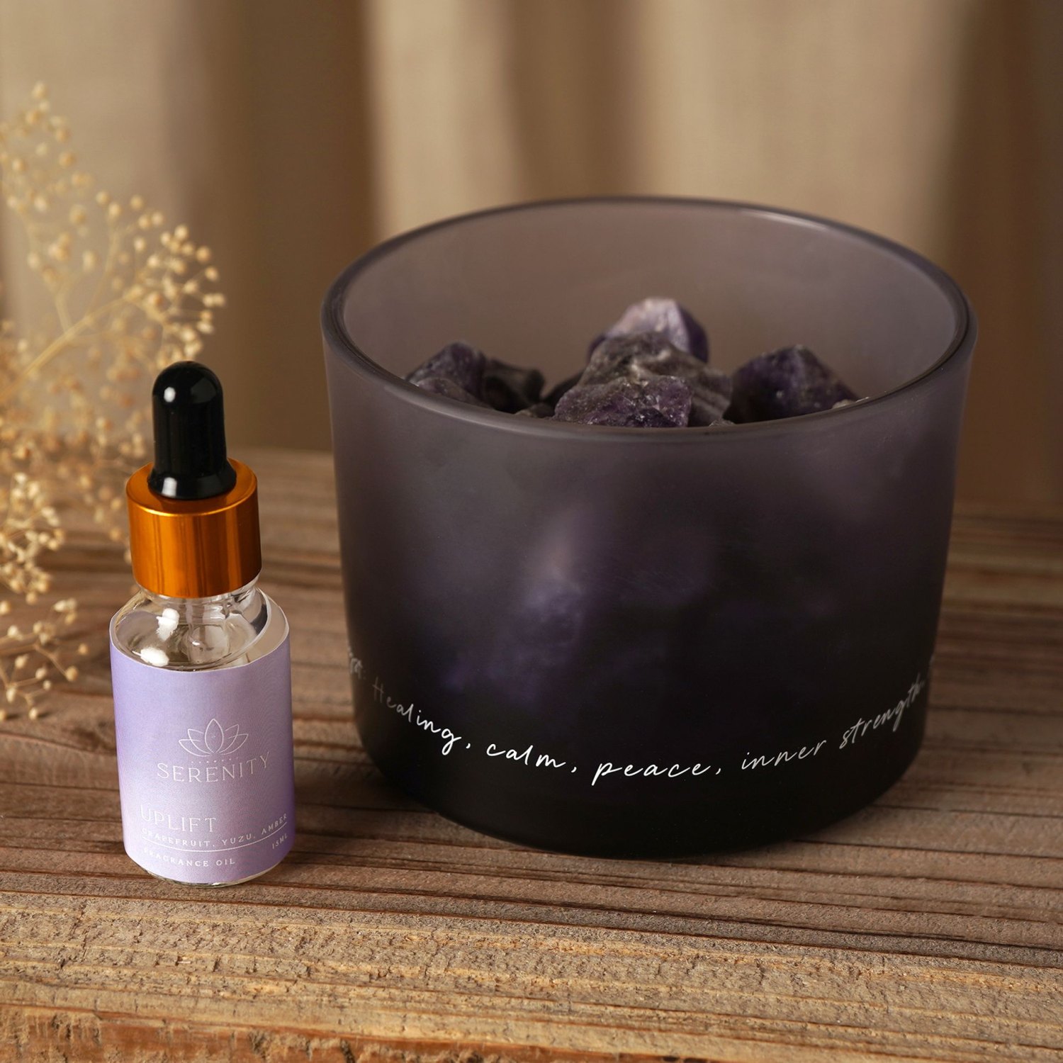Serenity Amethyst Diffuser and Oil Set – Grapefruit, Yuzu & Amber6