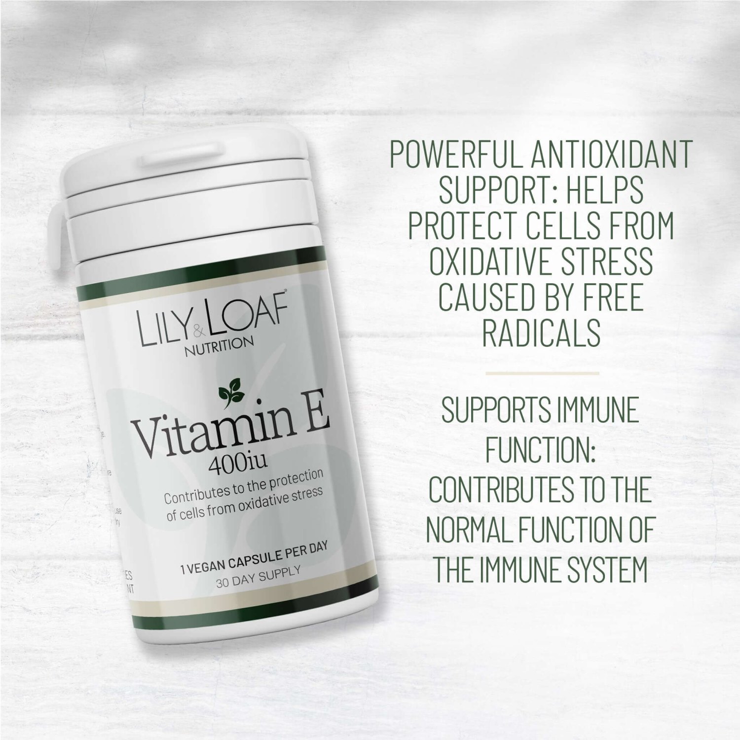 Lily & Loaf Vitamin E 400IU Vegan Capsules3