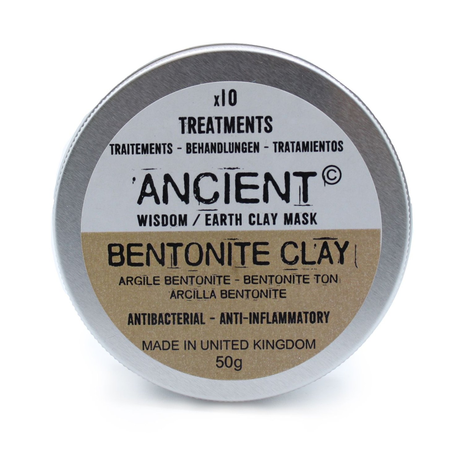 Ancient Wisdom Bentonite Clay Face Mask – 50g1