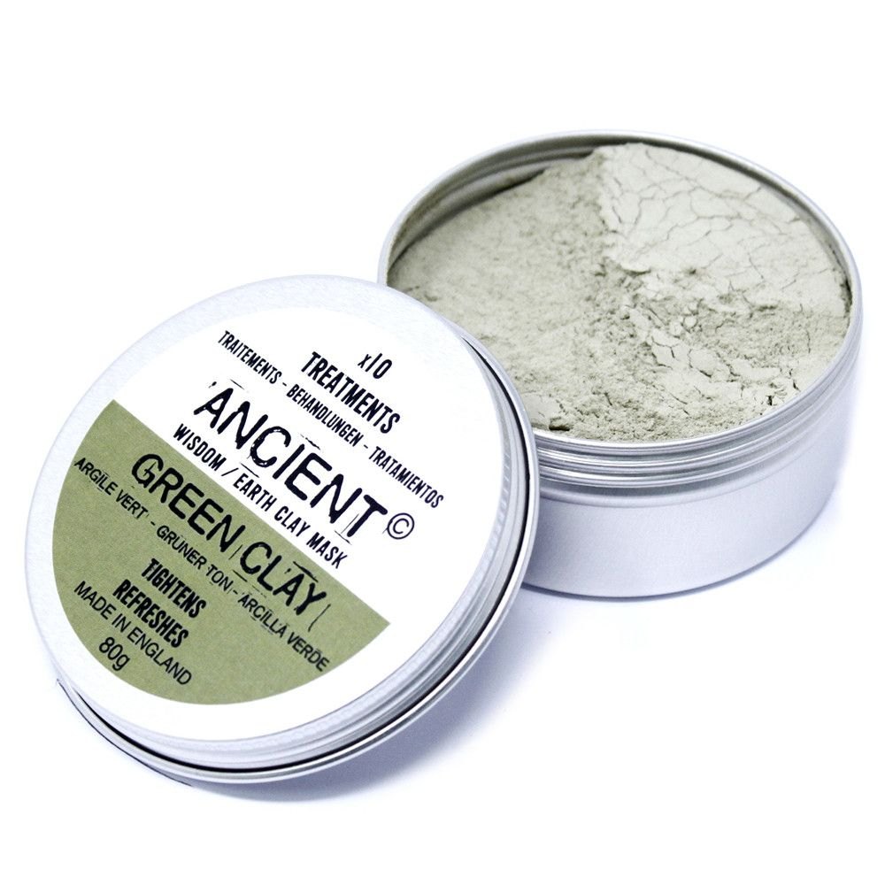 Ancient Wisdom Green Clay Face Mask – 80g