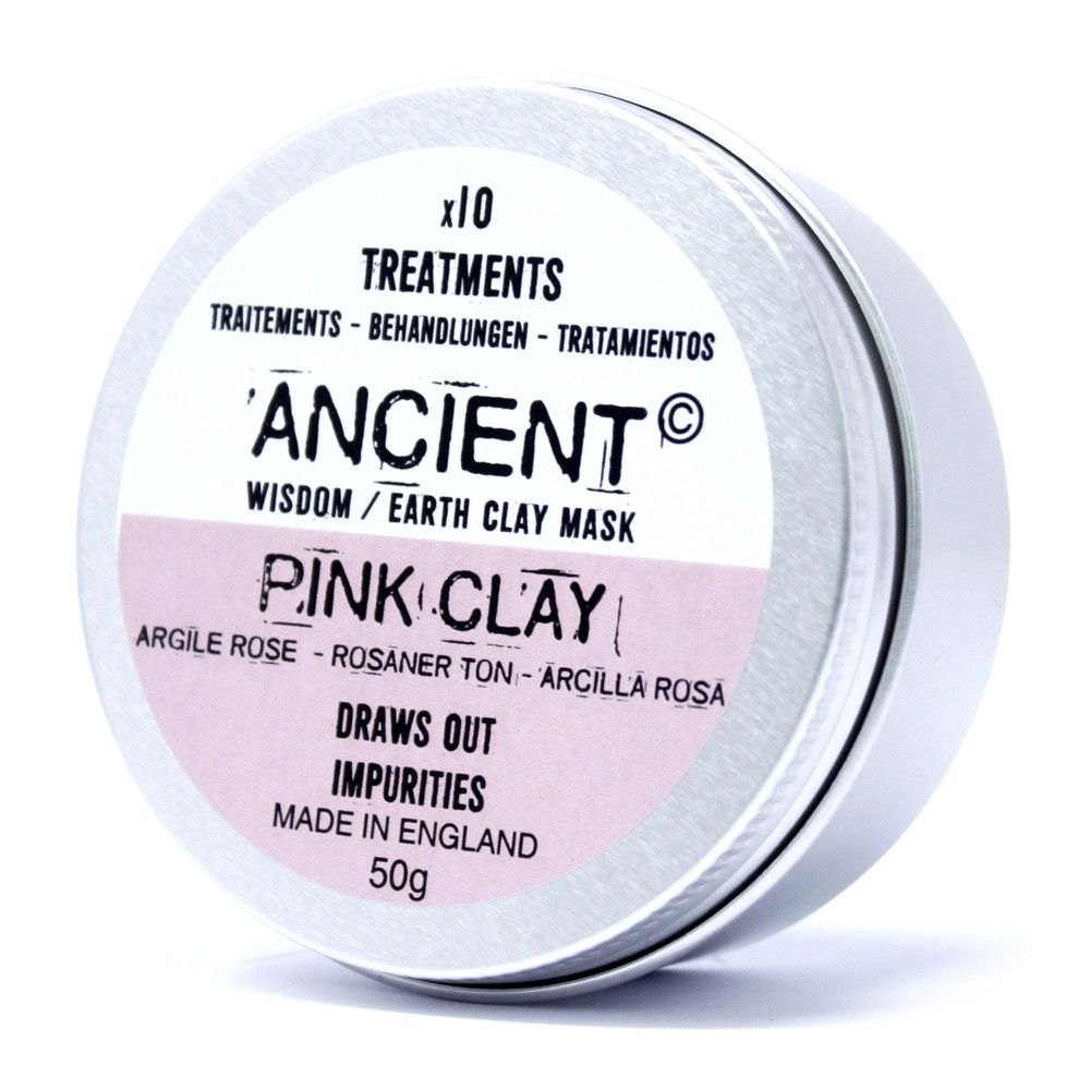Ancient Wisdom Pink Clay Face Mask – 50g1