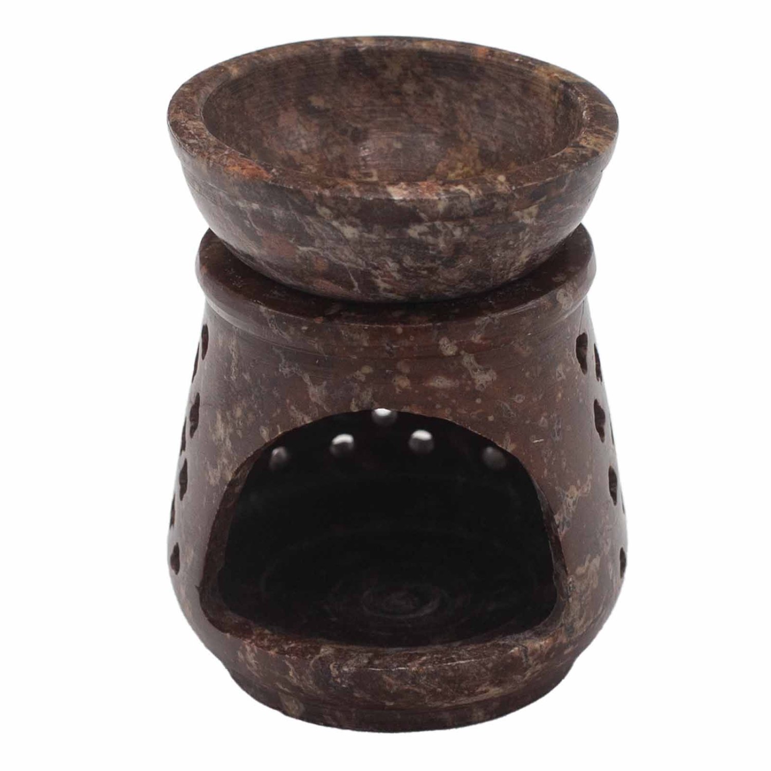 Small Classic Soapstone Oil Burner – 8cm1
