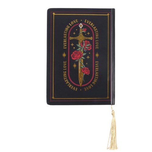 Everlasting Love Rose and Sword A5 Notebook3