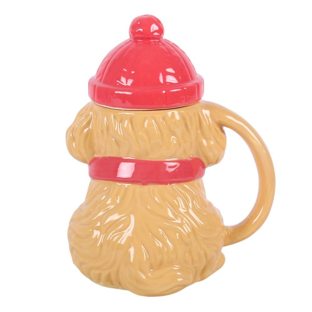 Winter Puppy Lidded Mug (480ml)3