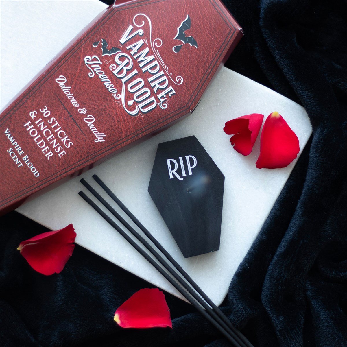 Vampire Blood Incense Sticks with Coffin Holder – 30 Sticks4
