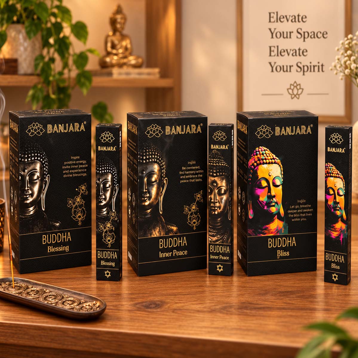 Buy 5 Banjara Buddha Incense Get 1 Extra Free